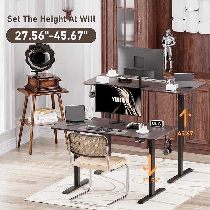 Ywin Electric Height Adjustable Standing Desk - Image 4