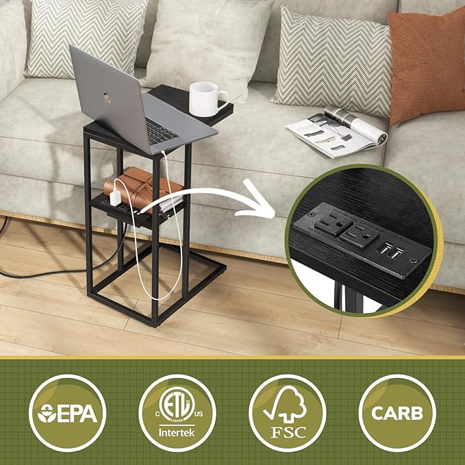 Yoobure LED C Shaped End Table - Image 6