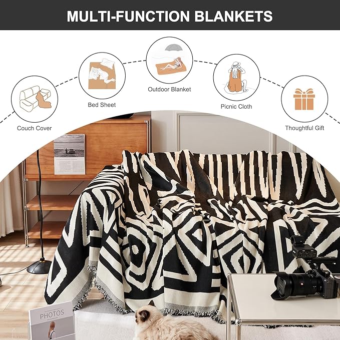 STACYPIK Boho Jacquard Sofa Cover - Image 5