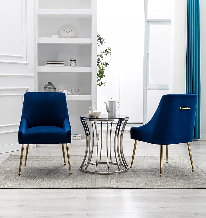 Velvet Dining Chairs, Furniture Collection Modern Contemporary Upholstered - Image 8