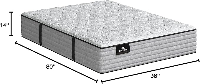 Kingsdown Passions Aspiration 14" Plush Hybrid Mattress, Twin XL - Image 2