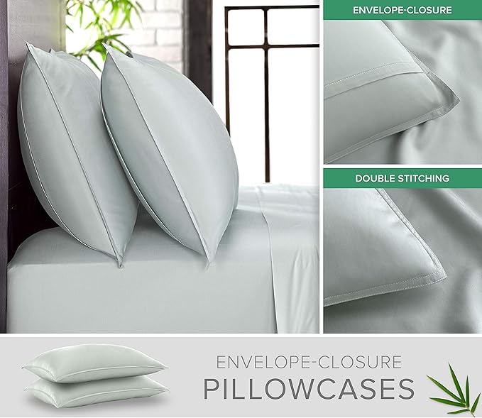 Full Sheets by Pure Bamboo, Genuine 100% Organic Viscose Derived from Bamboo - Image 3
