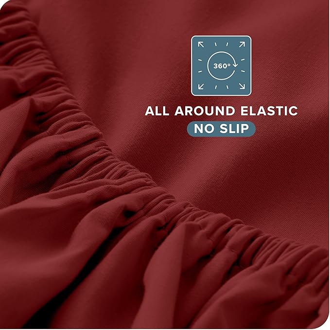 Bare Home Full Extra Long Sheet Set - Image 6