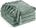 Chenille Throw Blanket for Couch 50"X 60", Soft Cozy Throws by LONGCREATE