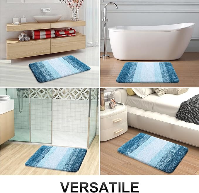 OLANLY Bathroom Rugs Mat 30x20, Extra Soft Absorbent Microfiber Bath Rugs - Image 7