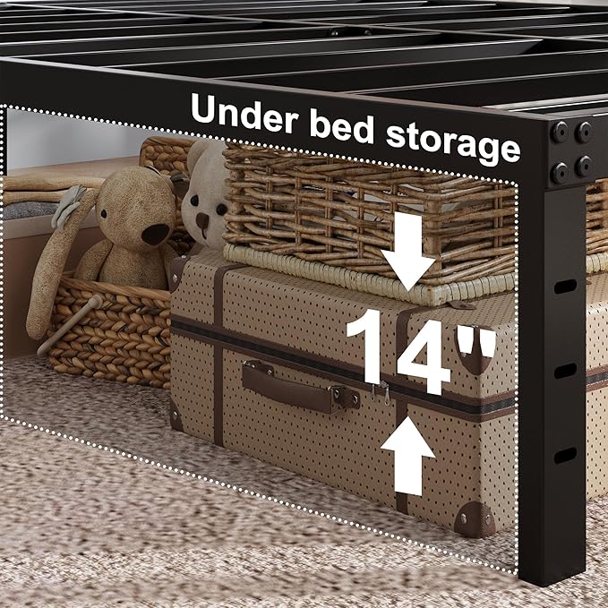 16 Inch Bed Frame Queen Size - Image 7
