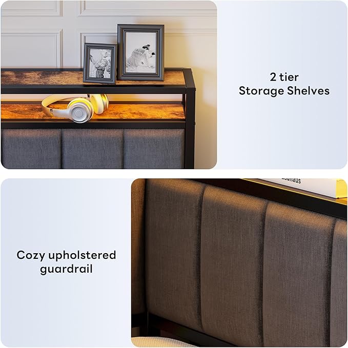 LIKIMIO Corner Full Bed Frame - Image 6