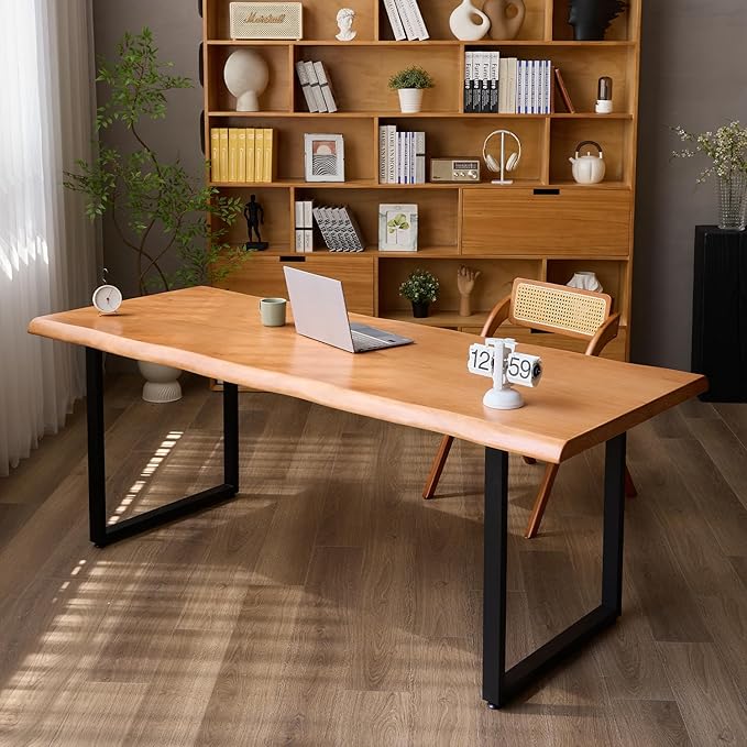 Stylish Solid Wood Office Desk - Image 7