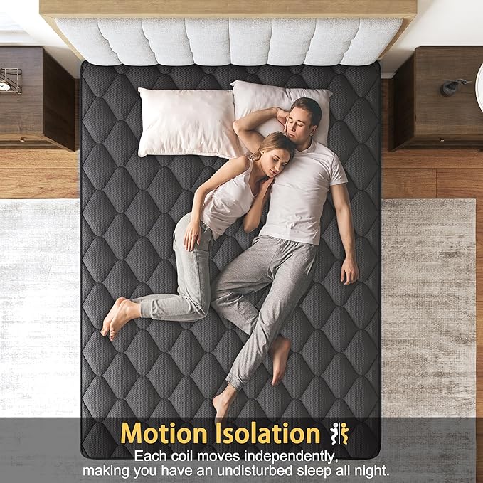 Full Mattress, Hybrid Mattresses 10 Inch Euro Top Medium Firm - Image 8