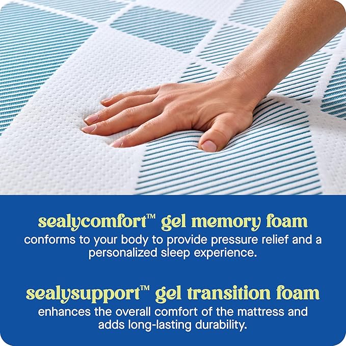 Sealy Dreamlife 8” Foam Mattress-in-a-Box, Twin XL, SealyComfort Gel Memory Foam - Image 4