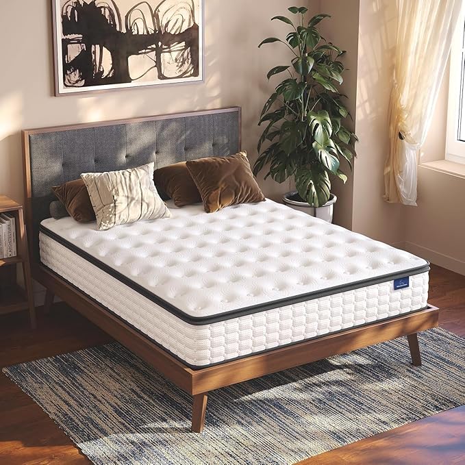 Vesgantti Queen Mattresses 12 Inch Hybrid Queen Size Mattress in a Box - Image 2