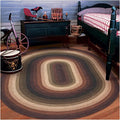 Homespice Prescott Jute Oval Woven Rug 4x6' by Homespice