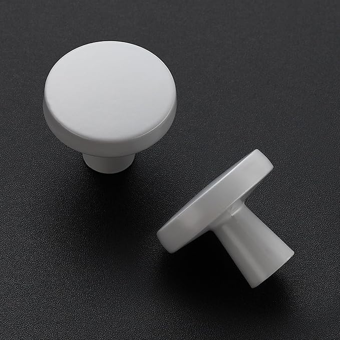 Ravinte 15 Pack Drawer Pulls 1-1/4 Inch Kitchen Cabinet Knobs Solid Round - Image 2