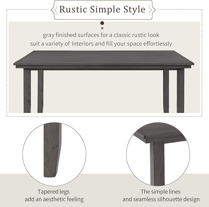 Ball & Cast 6 Piece Dining Table Set - Image 6
