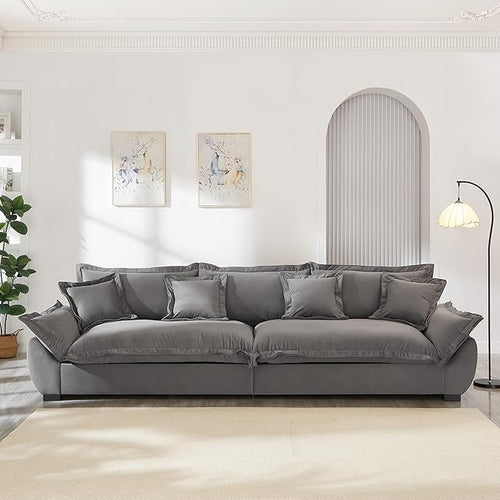 126 Inch Sailing Design Modular Sectional Cloud Sofa by FAVSH