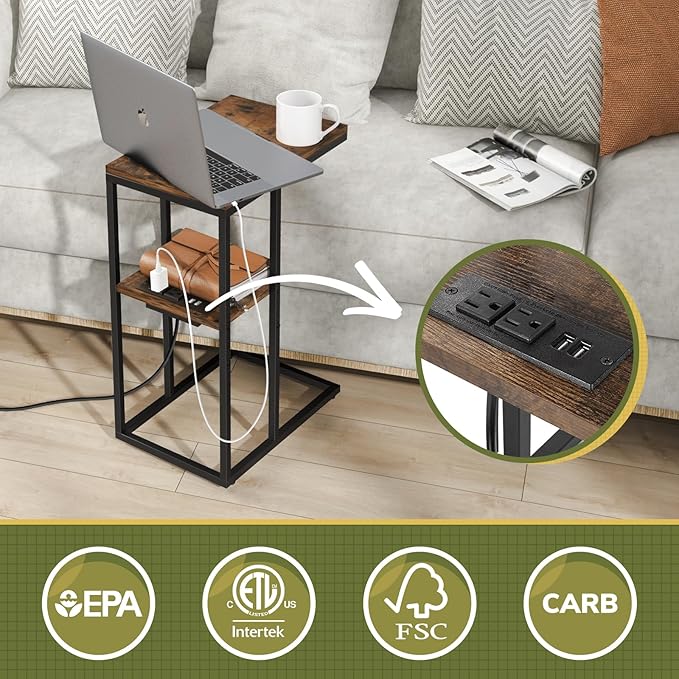 Yoobure LED C Shaped End Table - Image 6