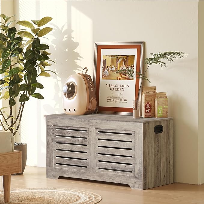 DINZI LVJ Storage Chest, Wooden Toy Box Organizer - Image 5
