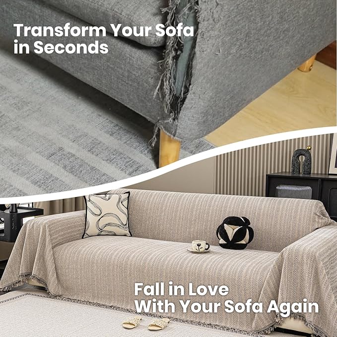 Nobildonna Sofa Chair Cover Waterproof Soft Thicken Chenille Cushion Couch Cover - Image 5