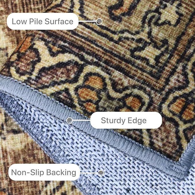 10X14 Area Rugs Machine Washable Rugs - Image 5
