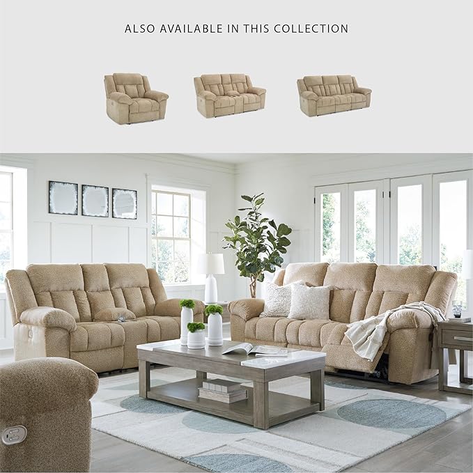 Signature Design by Ashley Tip-Off Classic Wall Hugger Power Reclining Sofa - Image 6