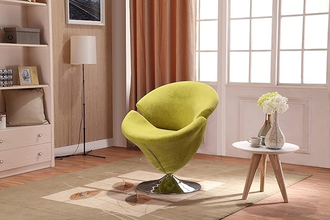 Manhattan Comfort Tulip Swivel Accent Chair Set of 2 - Image 3