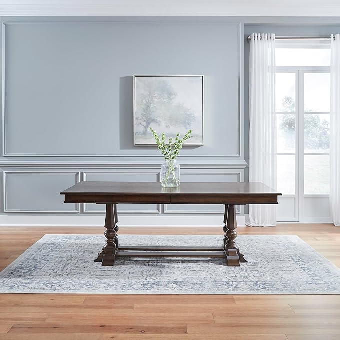 Liberty Furniture Arden Road 7 Piece Dining Trestle Table Set - Image 3