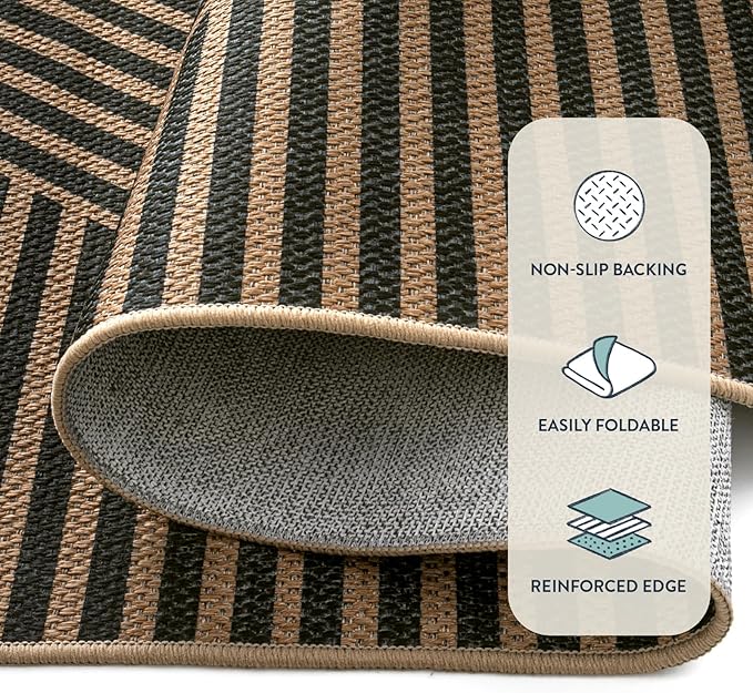 Lahome Modern Geometric Runner Rug, 2x6 Washable Rug Runners - Image 3