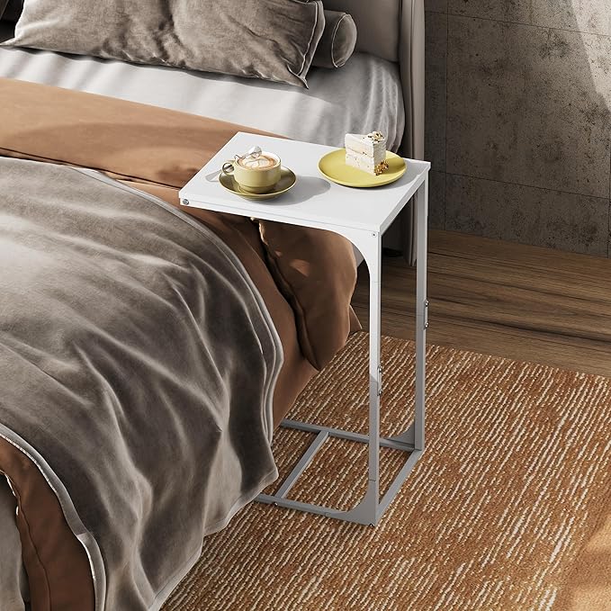 WLIVE C Shaped End Table, Small Couch Side Tables - Image 6