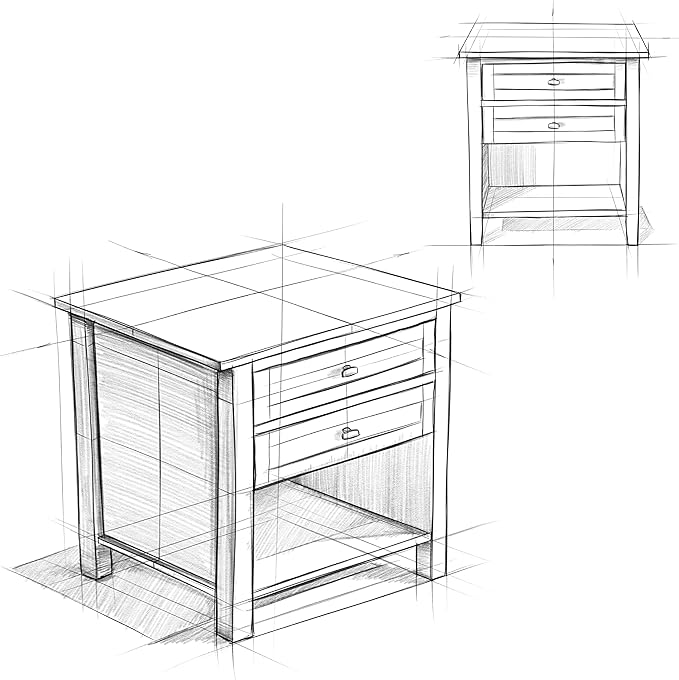 SIMPLIHOME Warm Shaker SOLID WOOD 24 Inch Wide Transitional Bedside Nightstand - Image 13