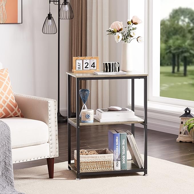 VECELO Tall End Side Table - Image 4