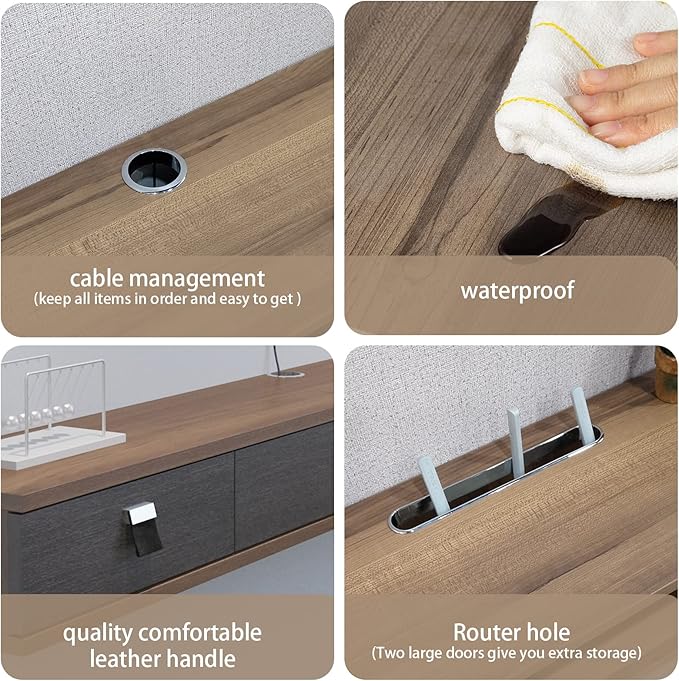 Pmnianhua Floating TV Shelf - Image 6