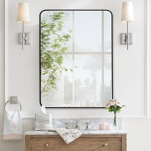 24x36 Inch Rectangle Bathroom Mirror - Image 2