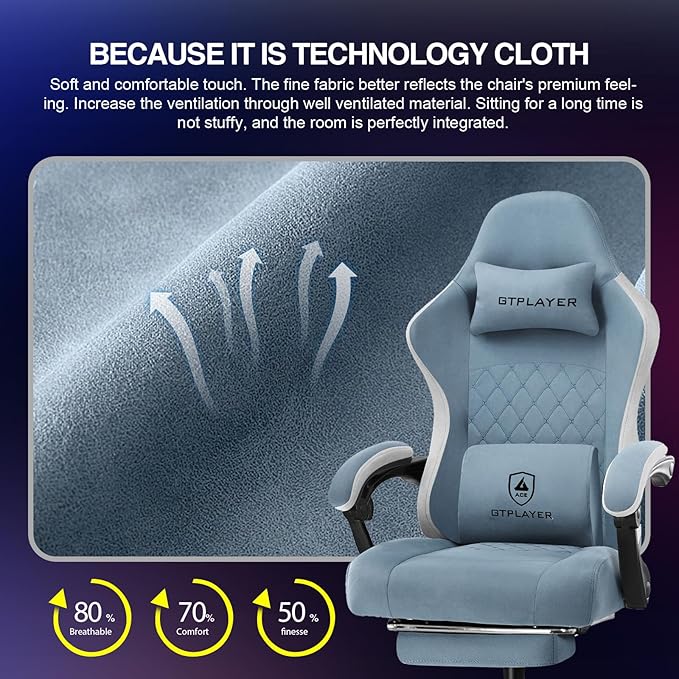 GTPLAYER Gaming Chair, Computer Office Chair - Image 6