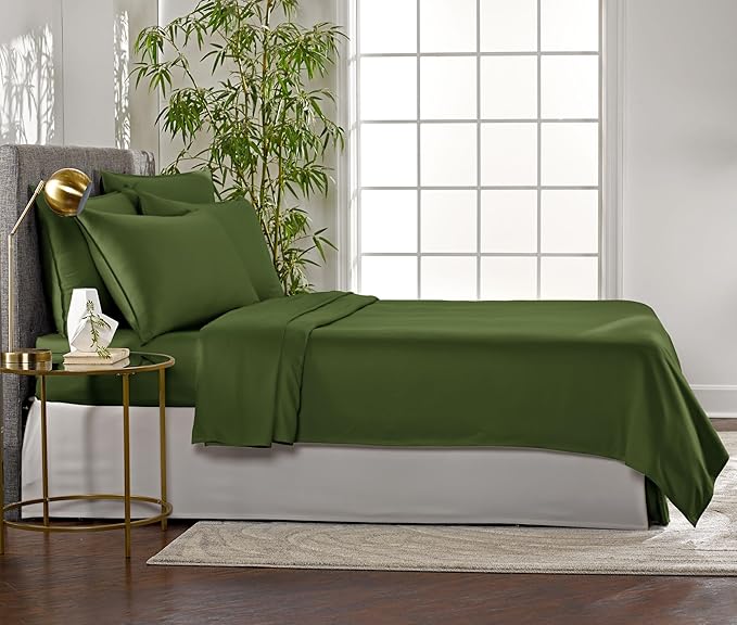 Queen Sheets by Pure Bamboo, Genuine 100% Organic Viscose Derived from Bamboo - Image 4