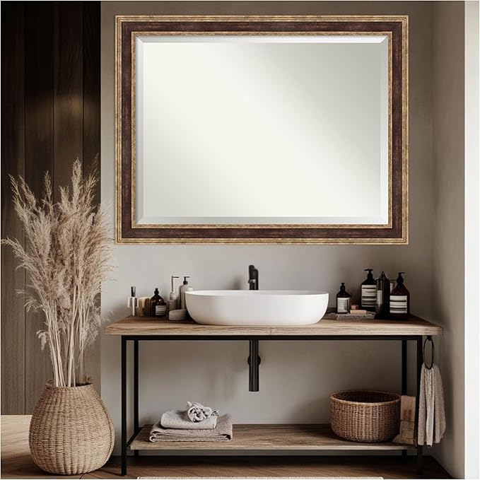 Amanti Art Bronze Bathroom Mirror - Image 6