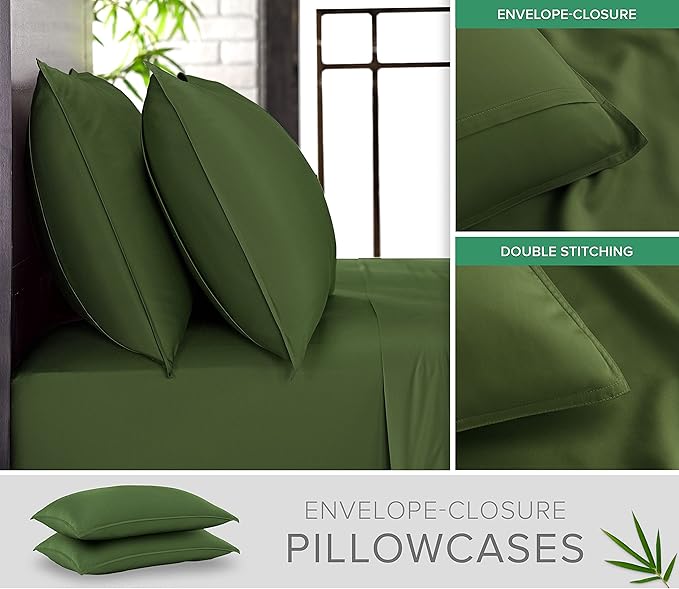 California King Sheets by Pure Bamboo, Genuine 100% Organic Viscose Derived - Image 3