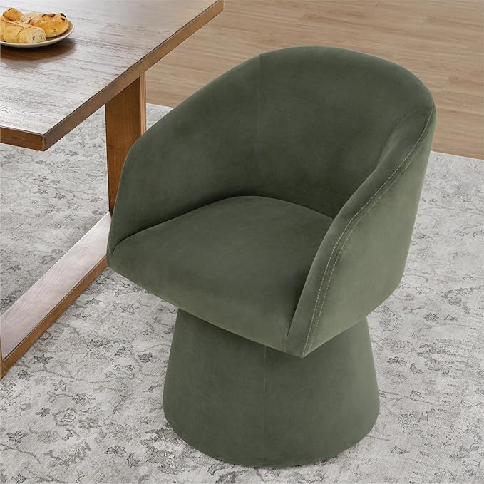 Swivel Dining Chairs Modern Accent Armchair Side Deskchair - Image 10