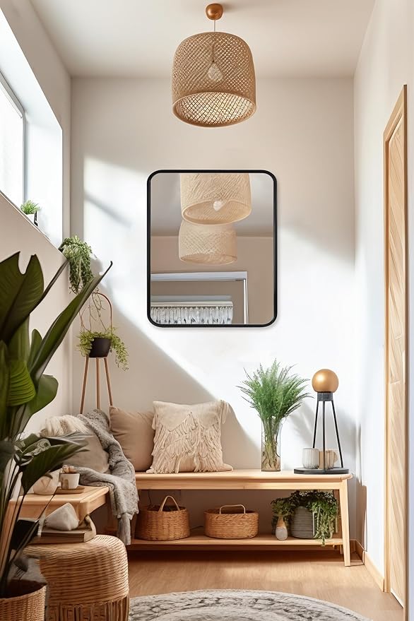 ANDY STAR Black Bathroom Mirrors - Image 9