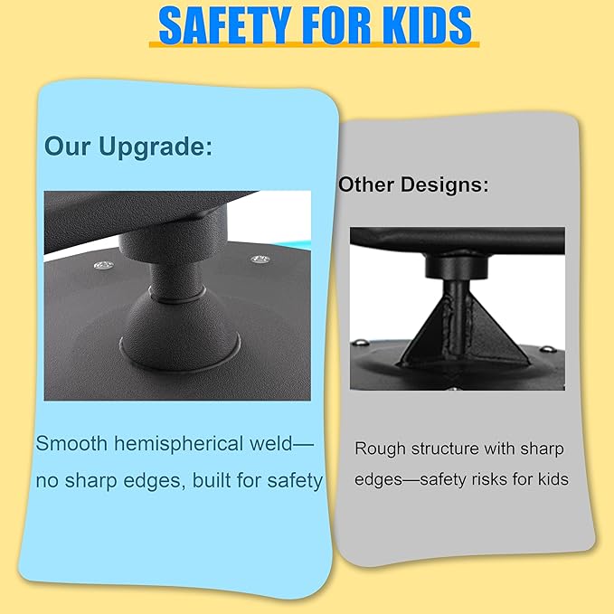 Spinning Chair for Autistic Kids, Sensory Swivel Spin Chair for Children - Image 7