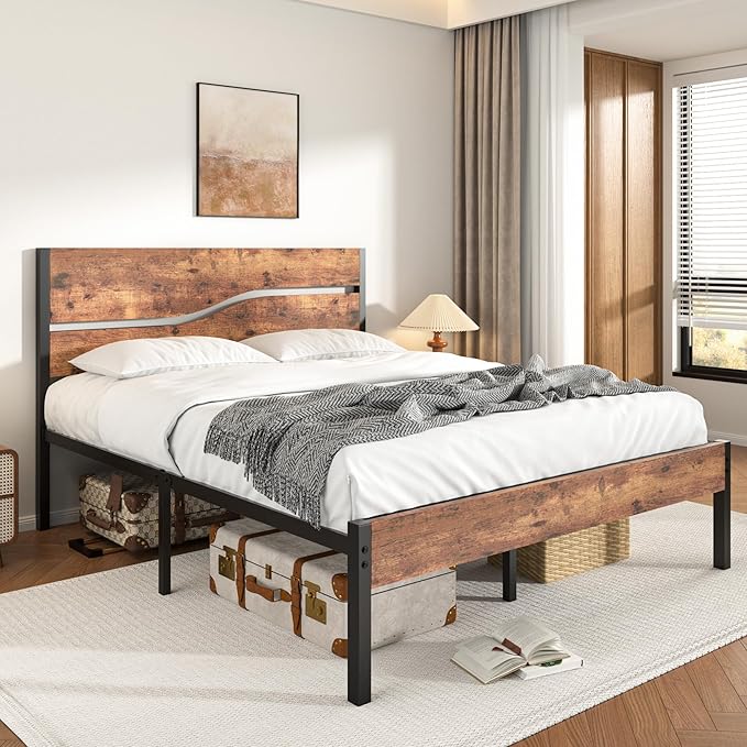 VECELO Queen Size Bed Frame - Image 3