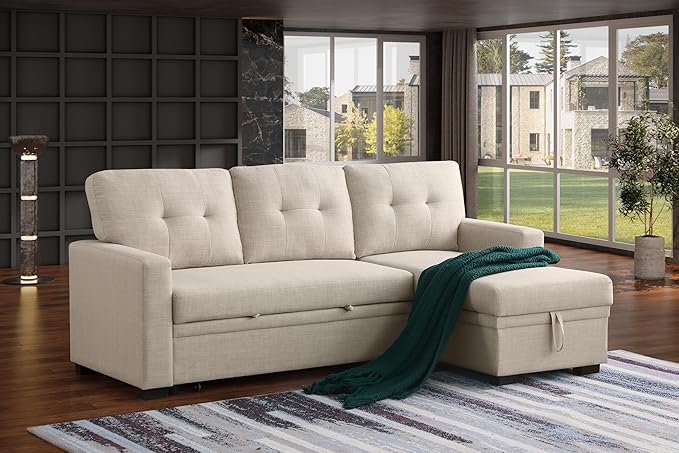 Devion Furniture Meridian 4-in-1 Convertible L Shaped Couch - Image 2