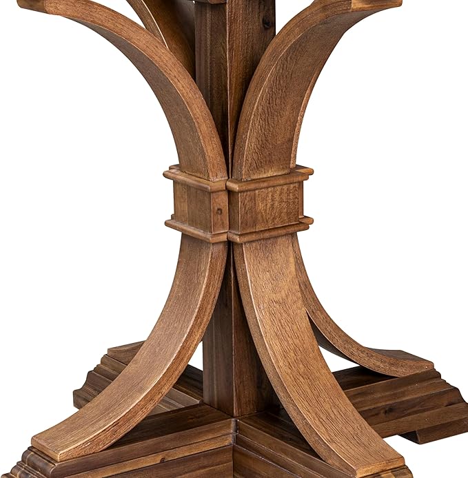 I7MZ7-50N-04 7-Pc Dining Set consists of a Pedestal Dining Table and 6 Light - Image 8