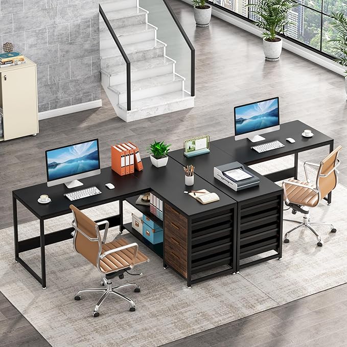 LITTLE TREE 59-Inch L Shaped Desk - Image 4