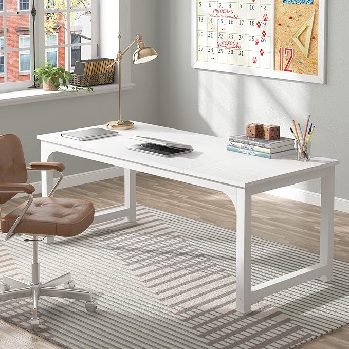 Tribesigns Modern Computer Desk, 70.8 x 31.5 inch Large Office Desk Computer - Image 5