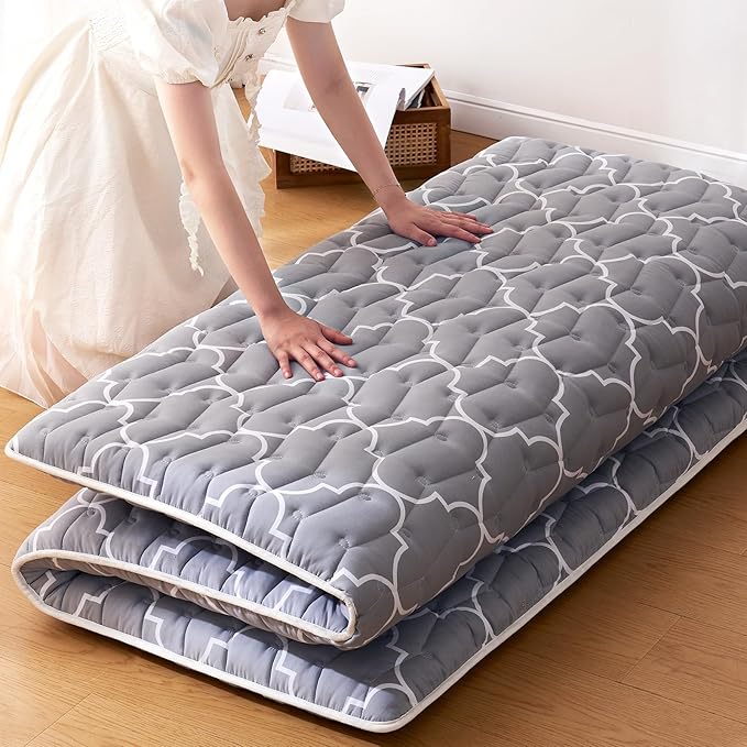 Premium Foam Japanese Floor Mattress Futon Mattress, 100% High Density by Jzbearapt