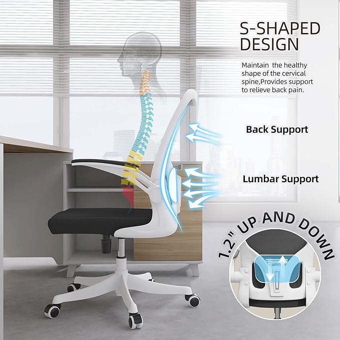 Ergonomic Office Chair, High-Back Mesh Computer Desk Chair - Image 6