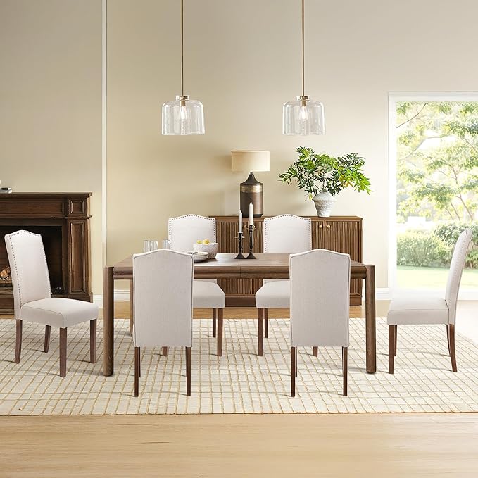 Stylish Upholstered Parsons Dining Chair - Image 4