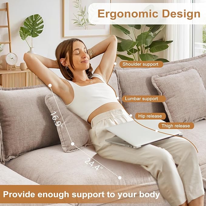 Furniliving Oversized Accent Chairs - Image 7