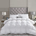 Luxurious All-Season Goose Down Feather Fiber Comforter Twin Size Duvet Insert by EgyptianBedding