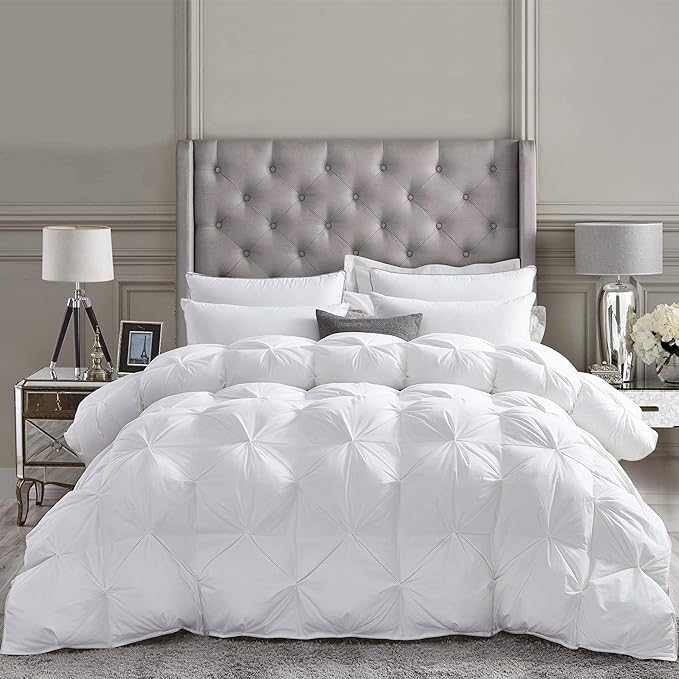 Luxurious All-Season Goose Down Comforter California King Size Duvet Insert by EgyptianBedding